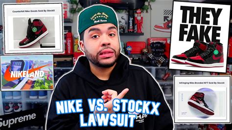 nike saying stockx sells fake shoes - StockX lawsuit.